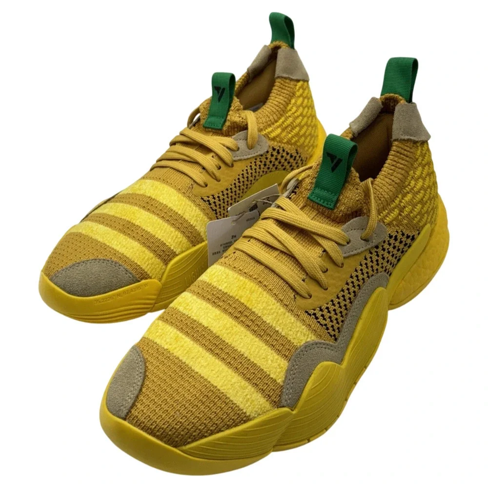 Adidas Trae Young 2.0 Men's Basketball Shoes Size 10 Hazy Yellow New